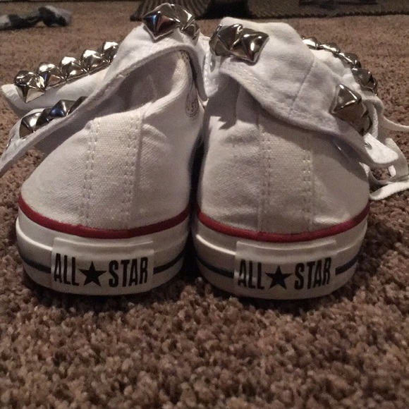 Converse white high tops - Picture 3 of 3